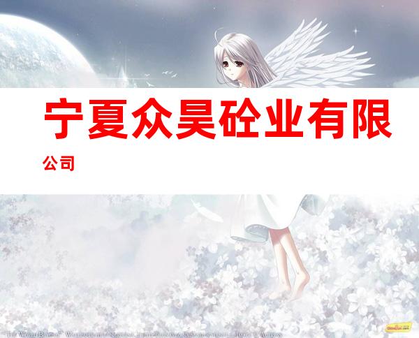 宁夏众昊砼业有限公司